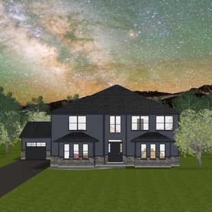 Plan #21-0092 | 2 Storey, House, 4 bedroom, 5 bathroom, Attached Garage, Office, Sunroom, Large Family Home