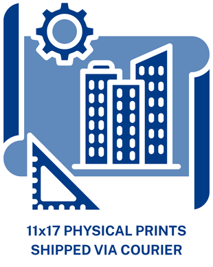OPTIONAL ADD-ON | Printed copies (4 sets) on 11x17 paper shipped via courier