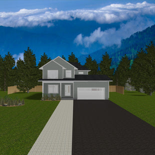 Plan #21-0282 | House, 2 Storey, 3 bedroom, 3 bathroom, Attached Garage, Office, Guest Suite
