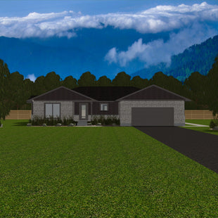 Plan #21-0377 | Bungalow, Family Home,  4 bedroom, 2 bathroom, Attached Garage