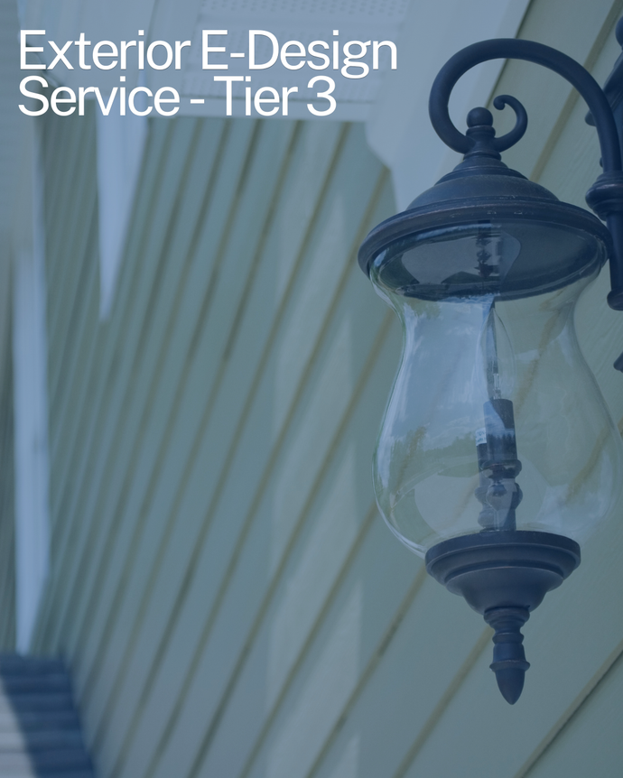 Exterior E-Design Service Tier 3: Full Elevation Design