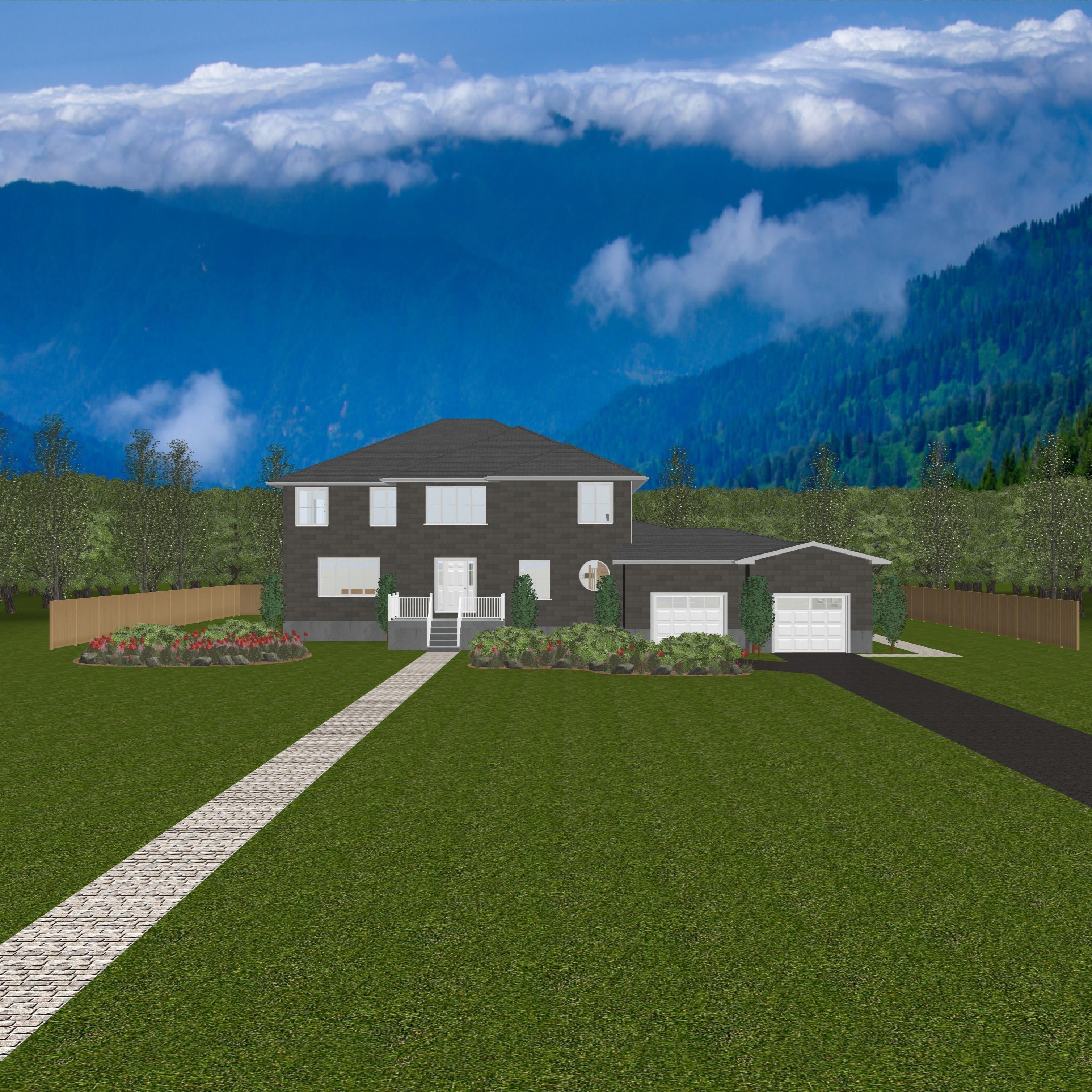 Plan #21-0070 | House, Large Family Home, 7 bedroom, 4.5 bathroom, Att ...