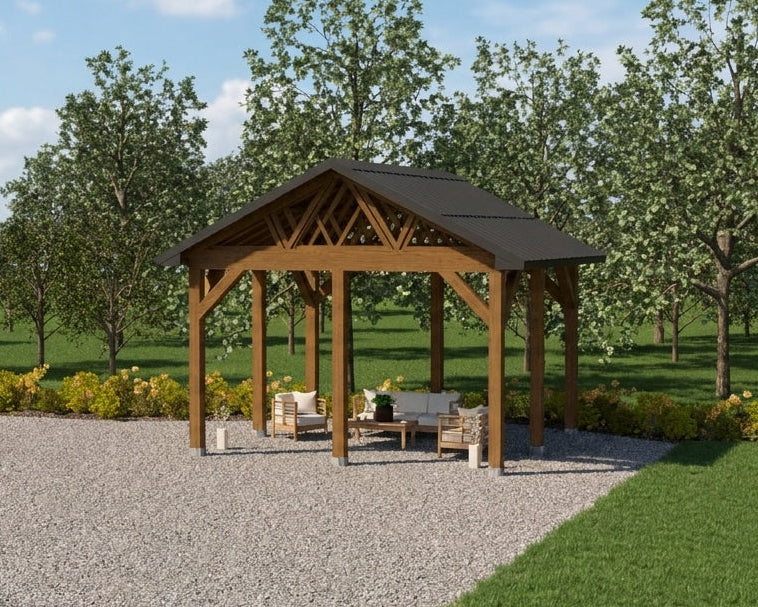Plan #21-0054 | Gazebo, Shelter, Canopy, Pavilion