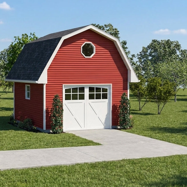 Plan #21-0014 | Shed, Storage, Barn Style