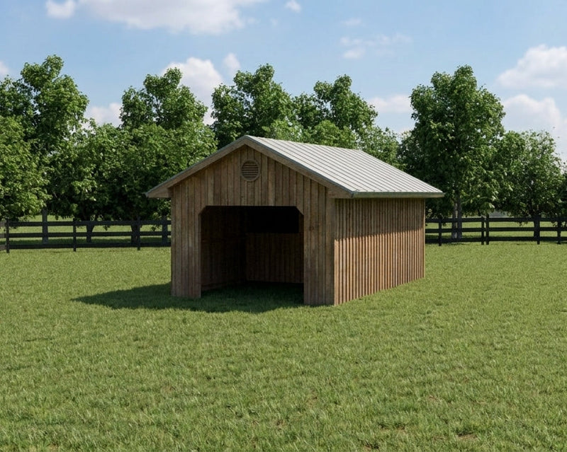 Plan #21-0052 | Shed, Livestock Shelter