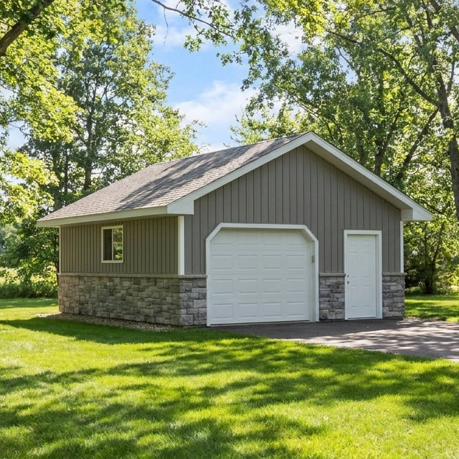Plan #21-0085 | Garage, Slab on Grade, Storage Space