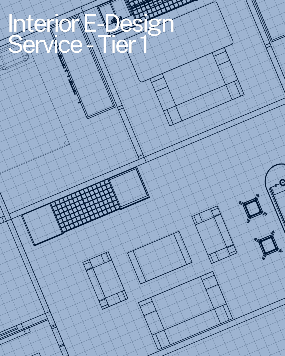 Interior E-Design Service Tier 1: Space Plan