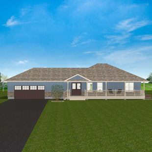 Plan #21-0278 | Stylish Bungalow, Contemporary Style, 3 Bedrooms, 2 Bathrooms