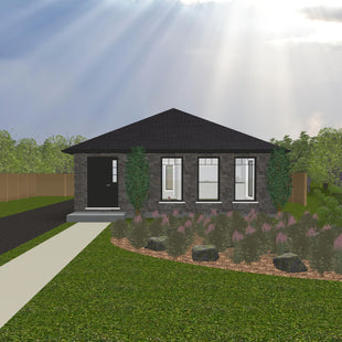 Plan #21-0097 | Bungalow, 3 bedroom, 2 bathroom, Open Concept