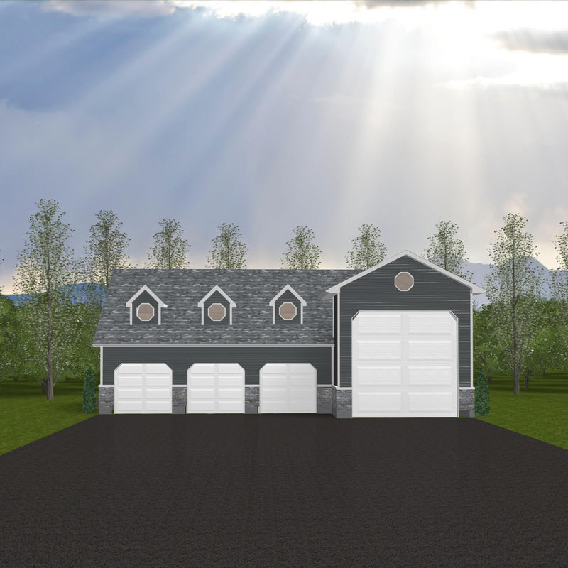 Plan #21-0067 | Garage, RV Storage, Multi-Vehicle