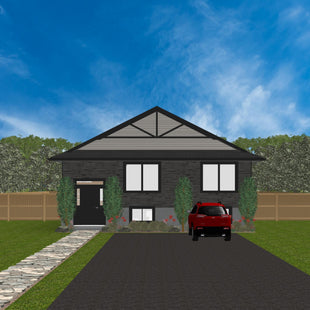 Plan #21-0310 | Bungalow, Semi-Detached Duplex, 3 bedroom, 2 bathroom