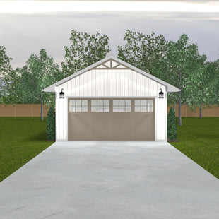 Plan #21-0108 | Garage, Slab on Grade, Vehicle Parking, Modern Design