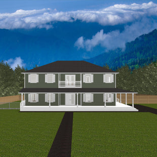 Plan #21-0066 | Two-storey Home, Spacious Front Entry, 5 Bedrooms, 3.5 Bathrooms