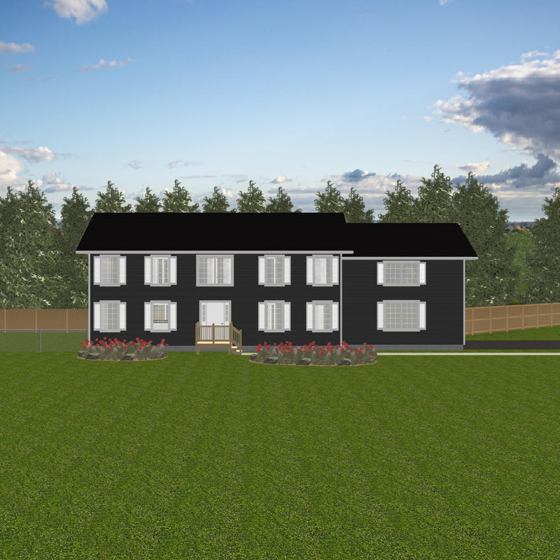 Plan #21-0312 | 2 Storey, Attached Garage, 3 bedroom, 2 bathroom