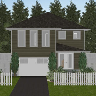 Plan #21-0288 | Two-storey Home, 4 Bedrooms, 3.5 Bathrooms, Ample Storage Space
