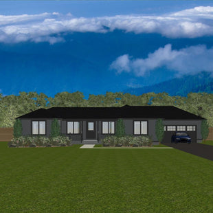 Plan #21-0284 | Modern Bungalow, Master Bedroom, Contemporary Design, 3 Bedrooms