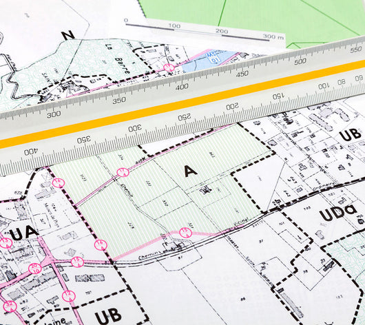 Municipal zoning map.