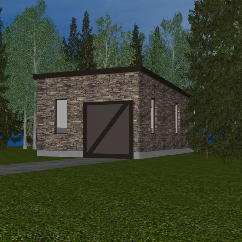 Plan #21-0087 | Garage, Storage, Rec Room
