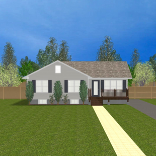 Plan #21-0222 | Bungalow, Family Home, 3 bedroom, 2 bathroom