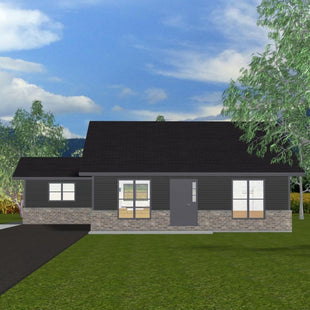 Plan #21-0150 | Bungalow, 2 bedroom, 1 bathroom