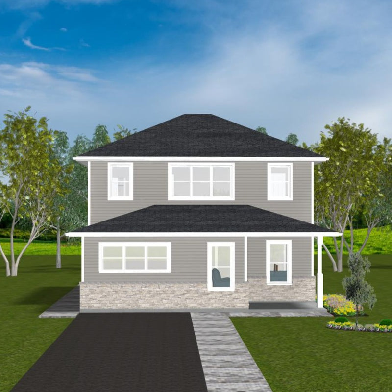 Plan #21-0089 | 2 Storey, Family Home, 3 bedroom, 3.5 bathroom