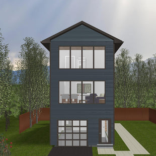 Plan #21-0146 | 3 Storey, Attached Garage, 2 bedroom, 2 bathroom