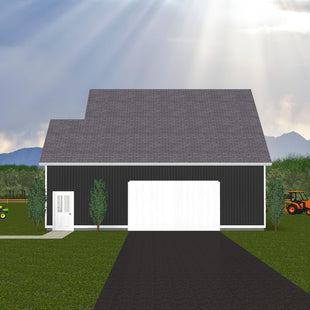 Plan #21-0209 | Barn, Storage Space