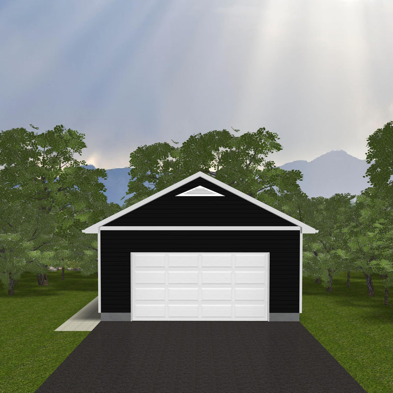 Plan #21-0082 | Garage, Double Garage