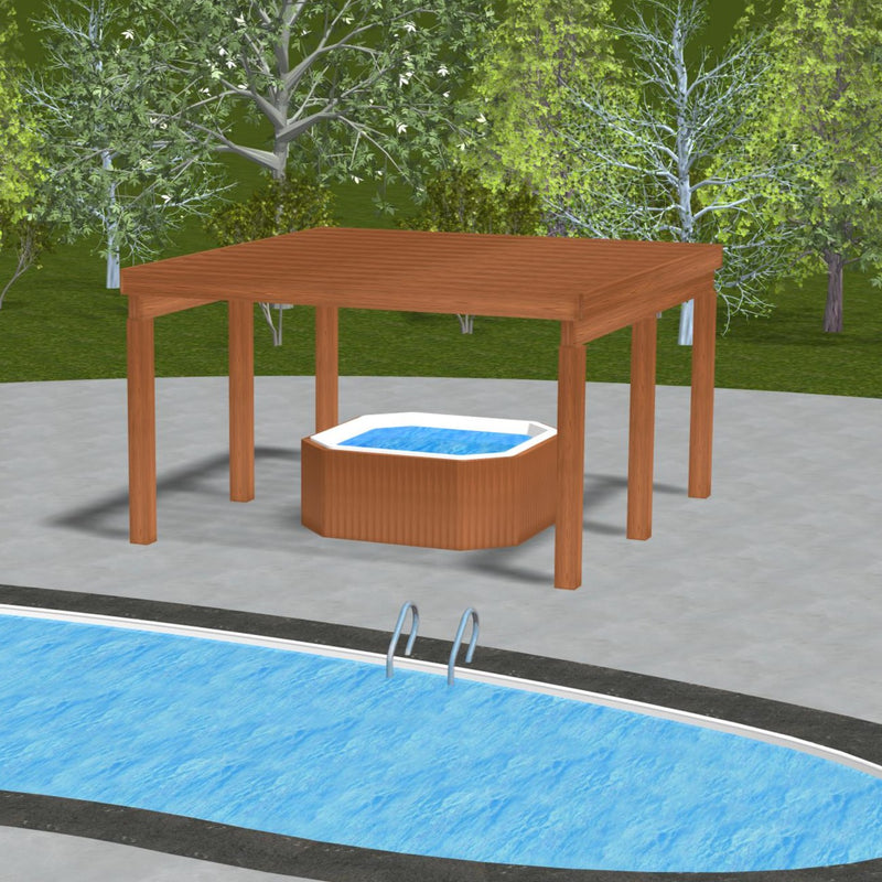 Plan #21-0212 | Pergola, Shaded Space