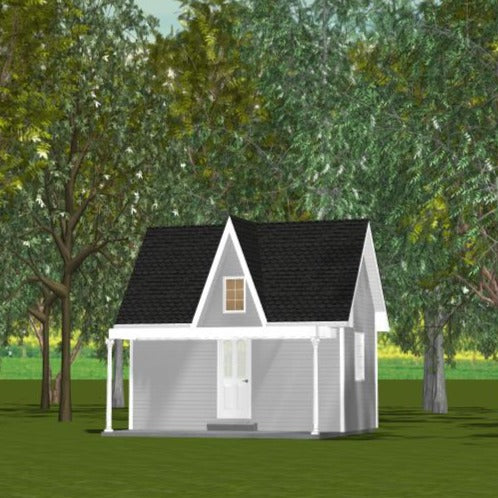 Plan #21-0086 | She-Shed, Playhouse, Storage