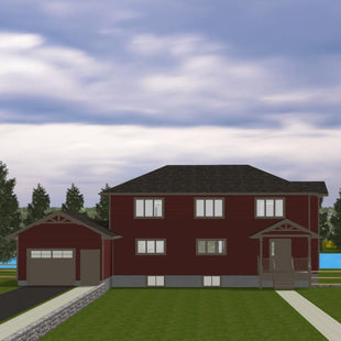 Plan #21-0258 | 2 Storey, Attached Garage, 3 bedroom, 2.5 bathroom