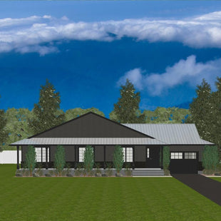 Plan #21-0269 | Bungalow, Attached Garage, Open concept, 3 bedroom, 2 bathroom