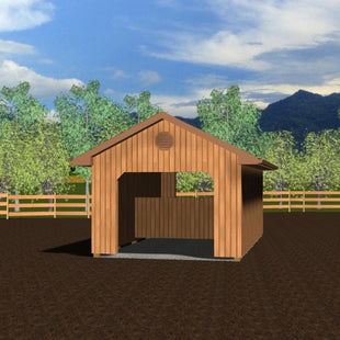 Plan #21-0052 | Shed, Livestock Shelter